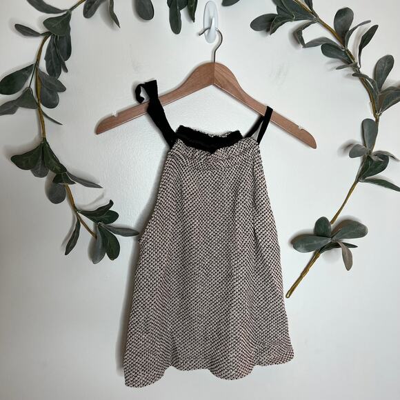 Madewell Black and Cream Tank LAST CALL - Picture 1 of 5